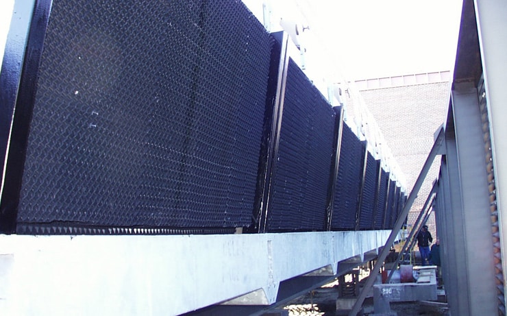 structure maintenance for cooling towers